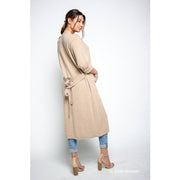 Cashmere Long Cardigan/Dressing Gown - Snow Blossom Limited