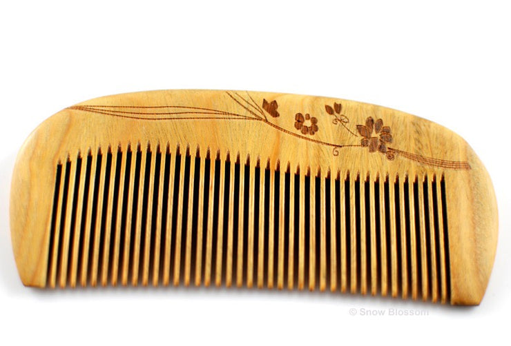 Verawood Comb For Normal Hair - Snow Blossom Limited