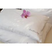 Travel Silk Filled Pillow Encased With Cotton - Snow Blossom Limited