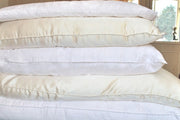 50% Silk 50% Polyester Filled Pillows With Cotton Casing - Snow Blossom Limited